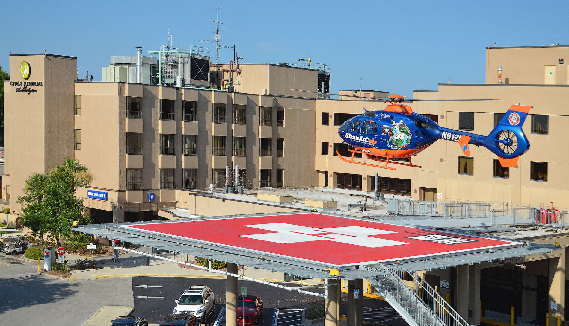Citrus Memorial helicopter pad